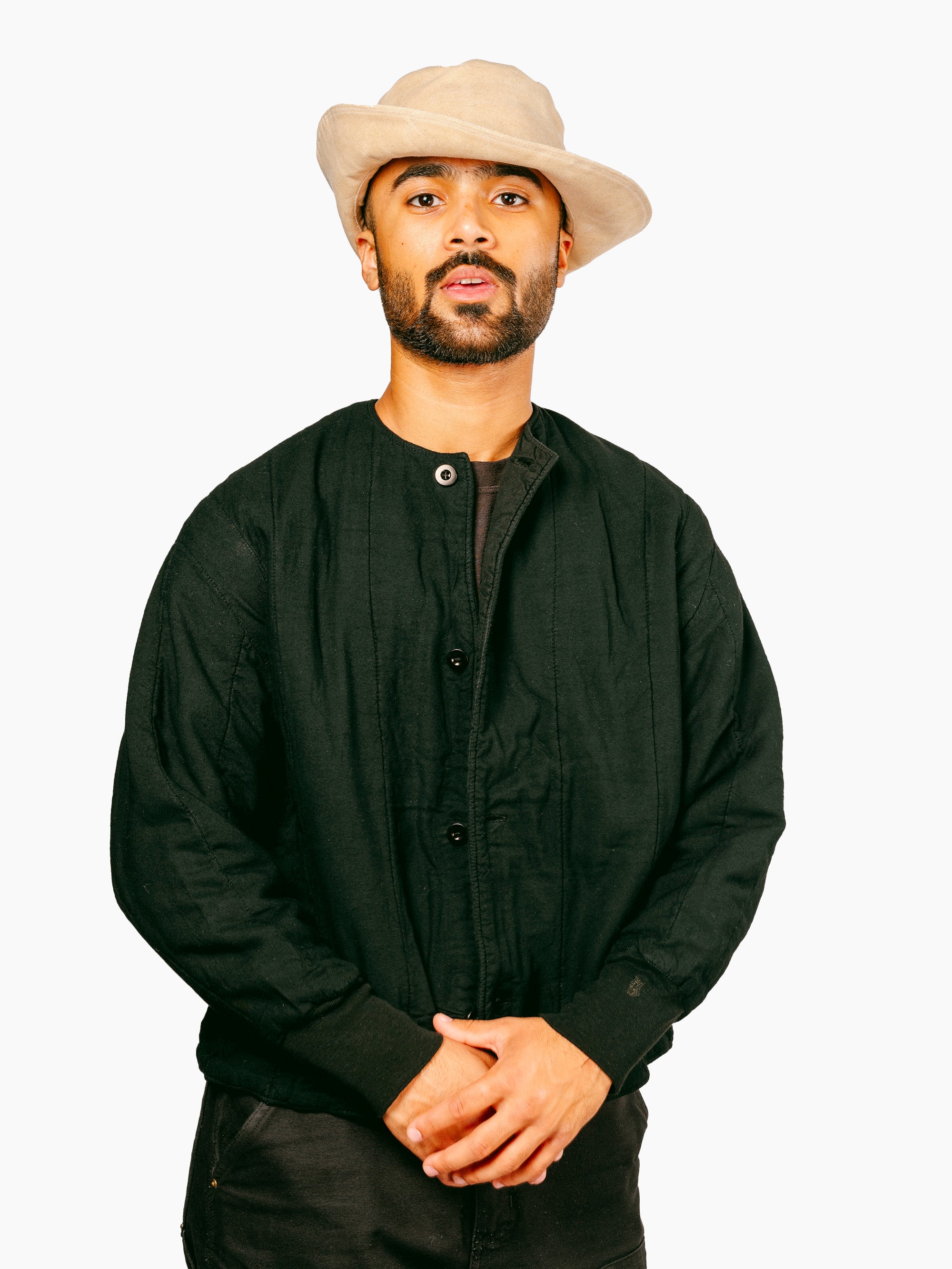 Vintage Quilt Jacket | Black