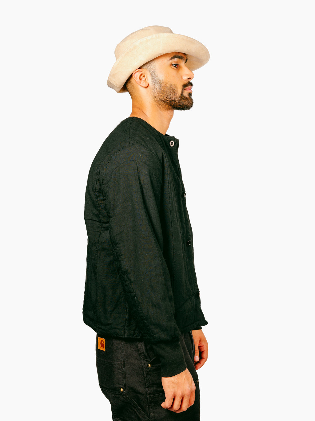 Vintage Quilt Jacket | Black