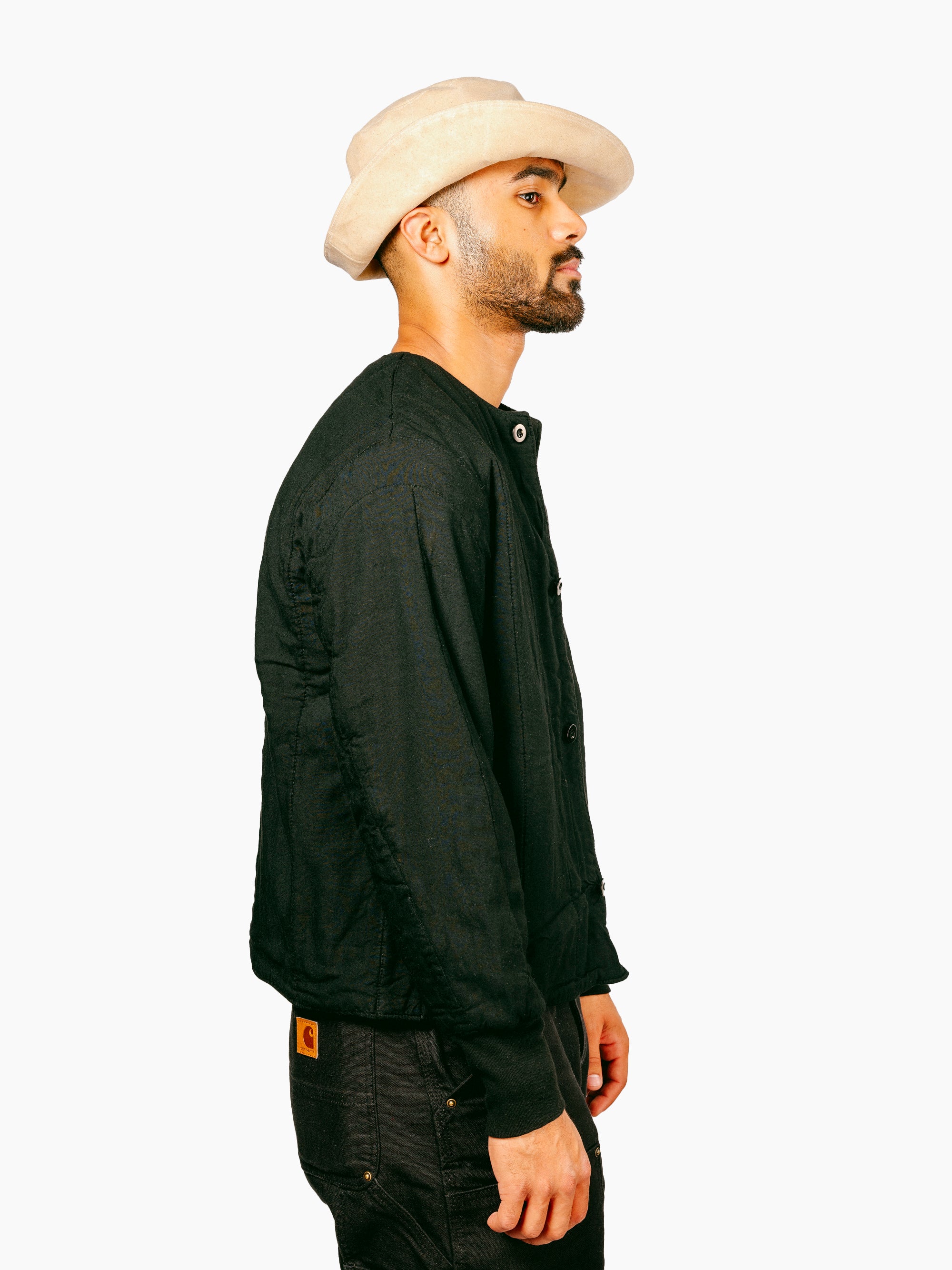 Vintage Quilt Jacket | Black