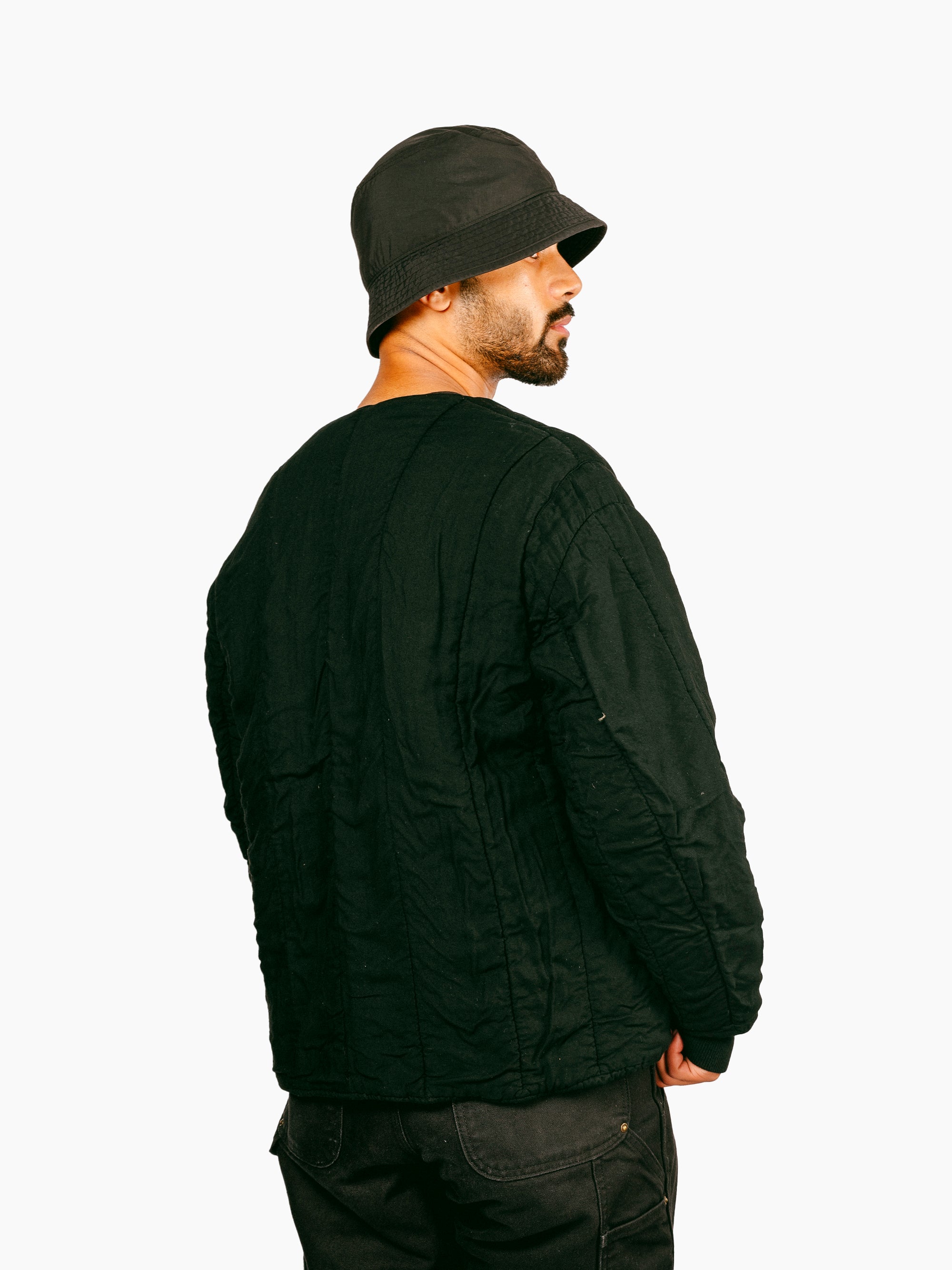 Vintage Quilt Jacket | Black