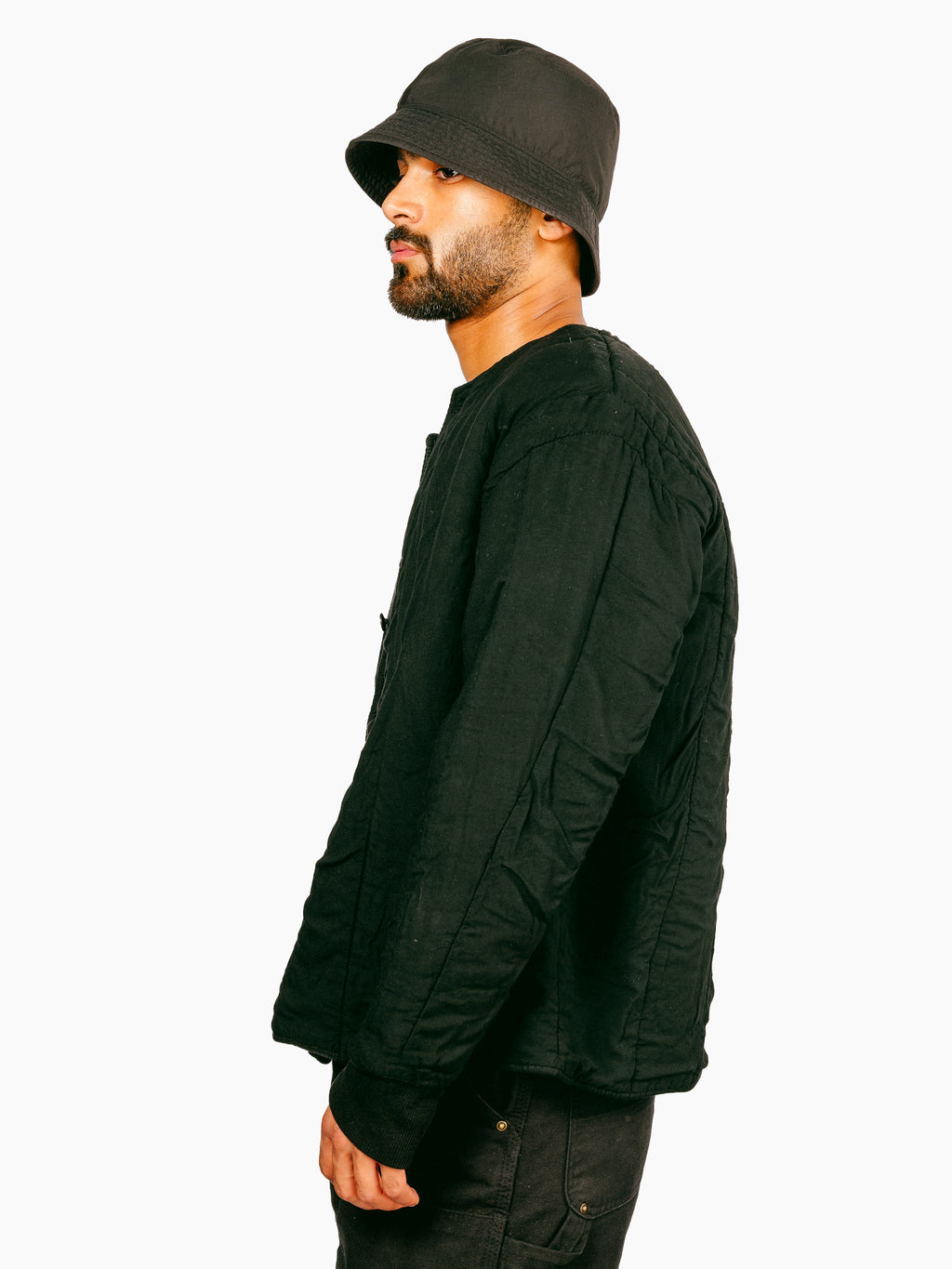 Vintage Quilt Jacket | Black