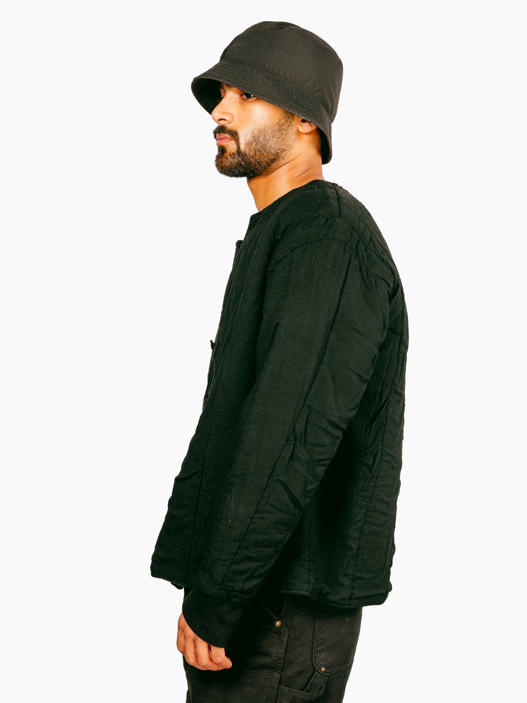 Vintage Quilt Jacket | Black
