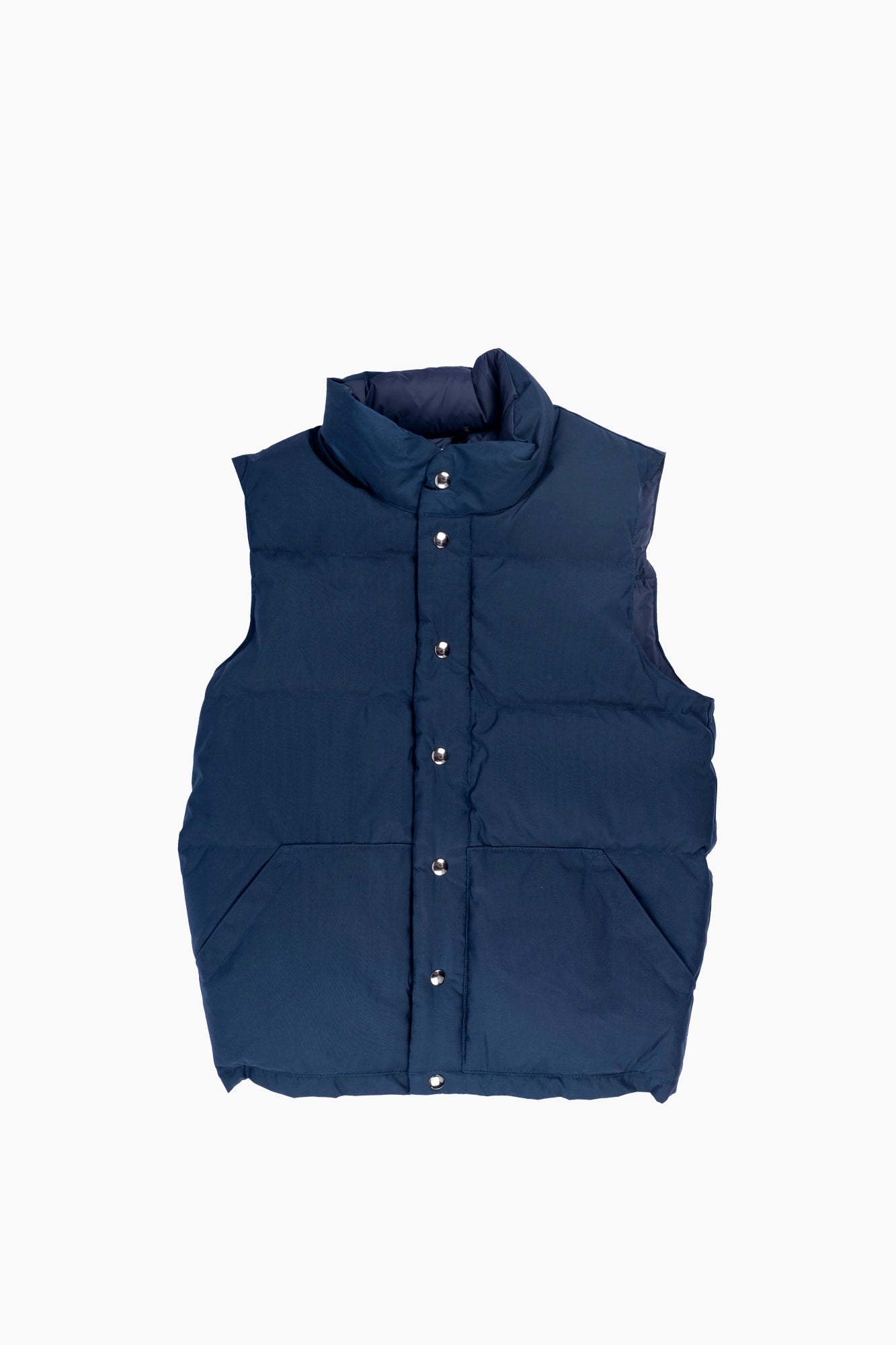 Down Italian Vest | Navy