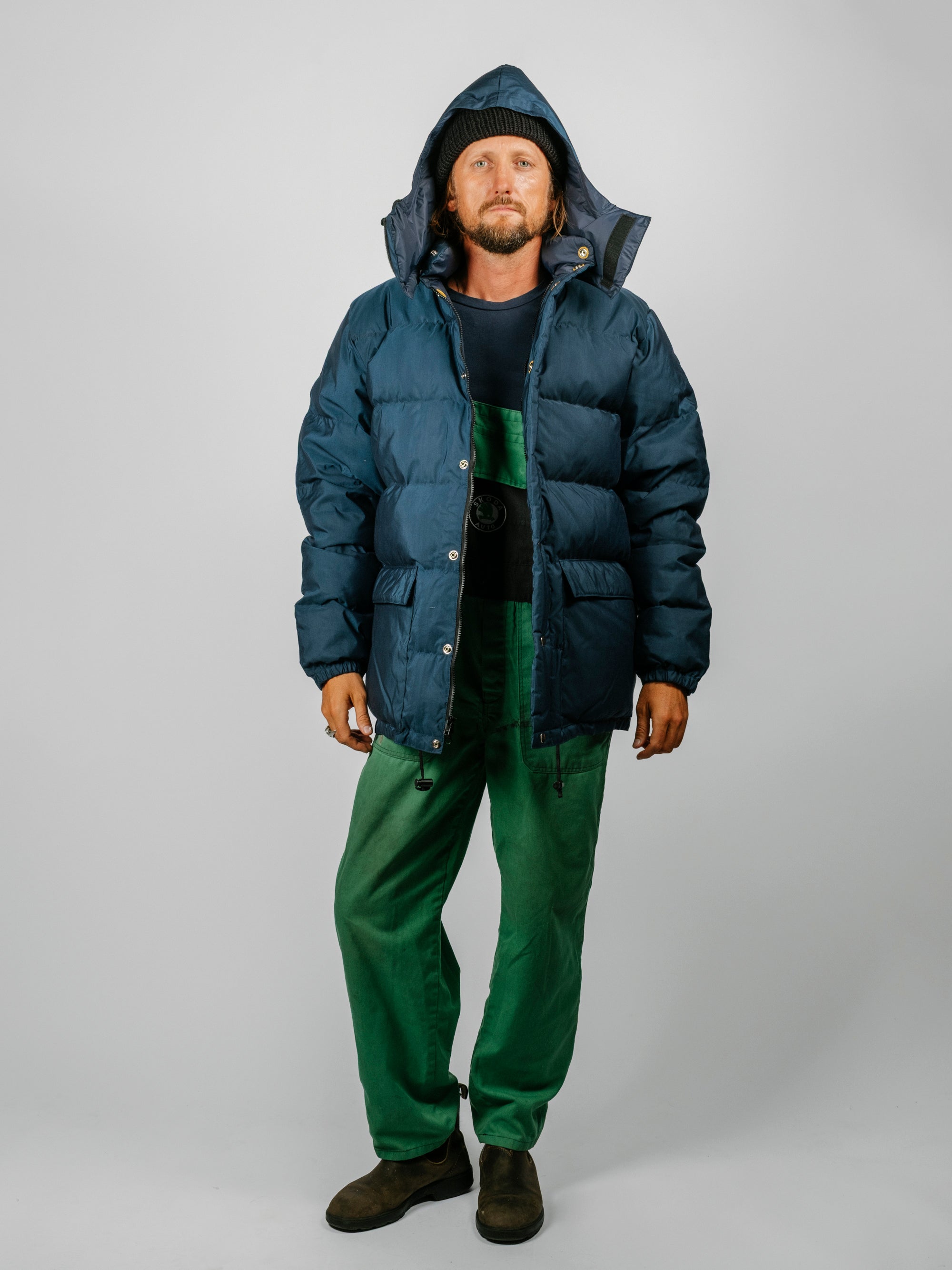 Classico Down Parka | Navy – The Post Supply