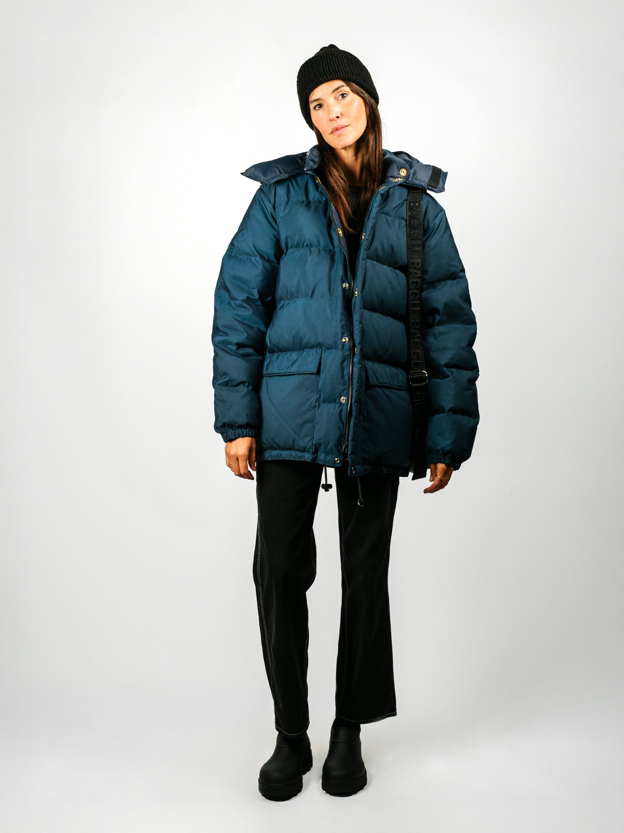 Classico Down Parka | Navy – The Post Supply