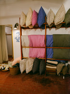 Organic Cotton Percale Bedding | Hopper Stripes
