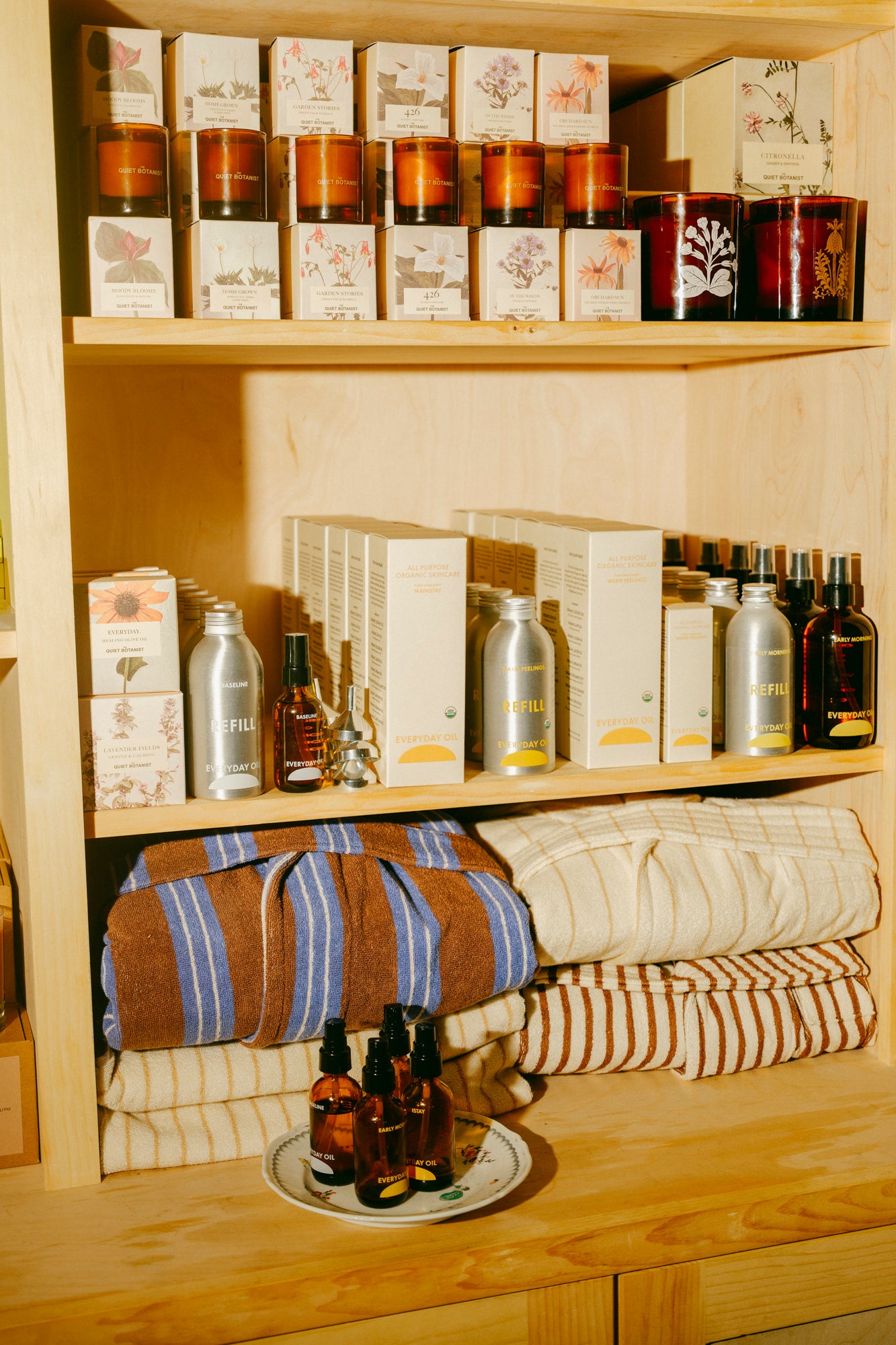 Organic Cotton Striped Bathrobe | Kodiak