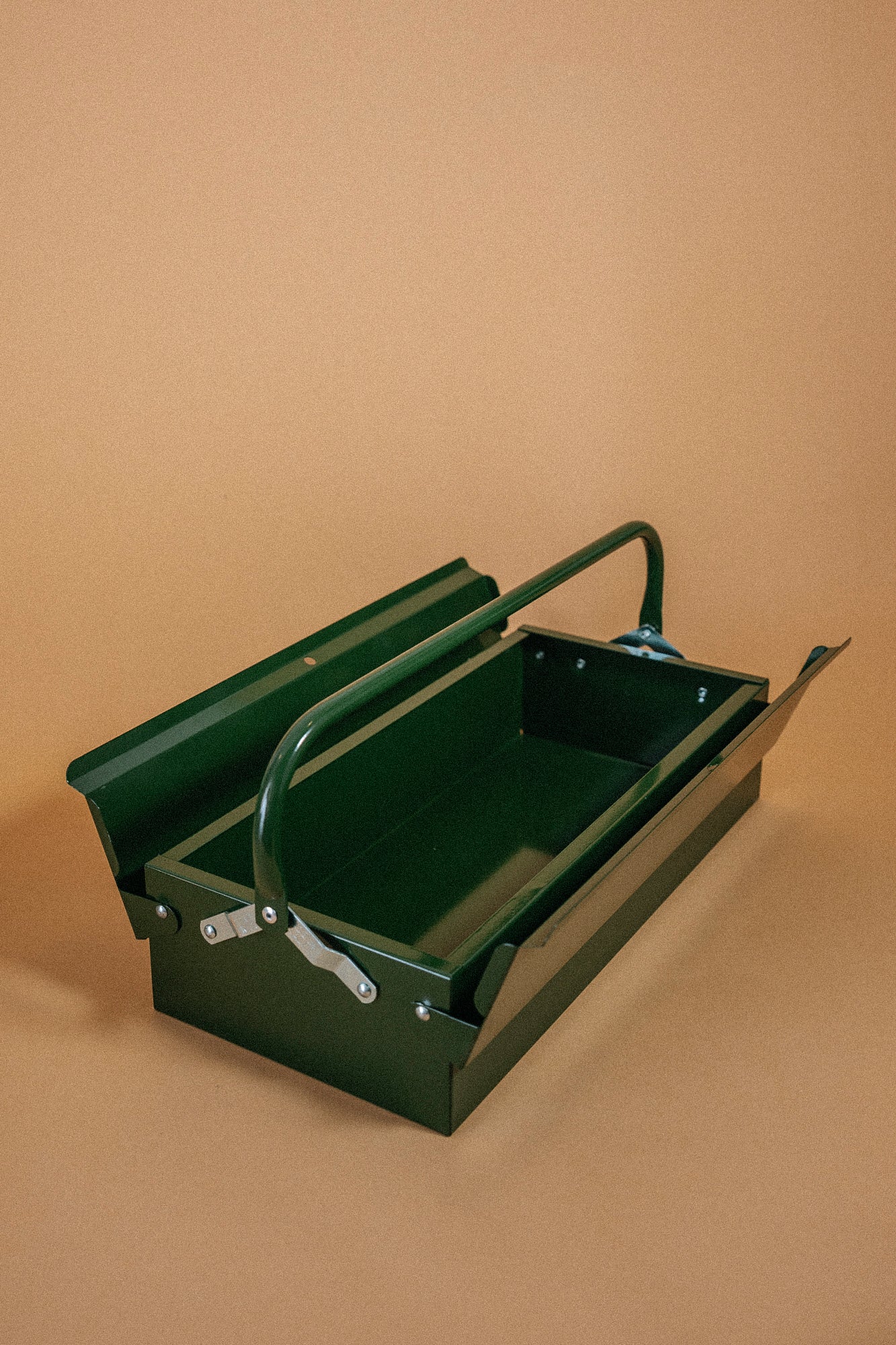 Single Layer Tool Box | Glossy Dark Green