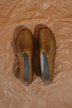 French Recycled Hemp Gardening Clogs in Sepia