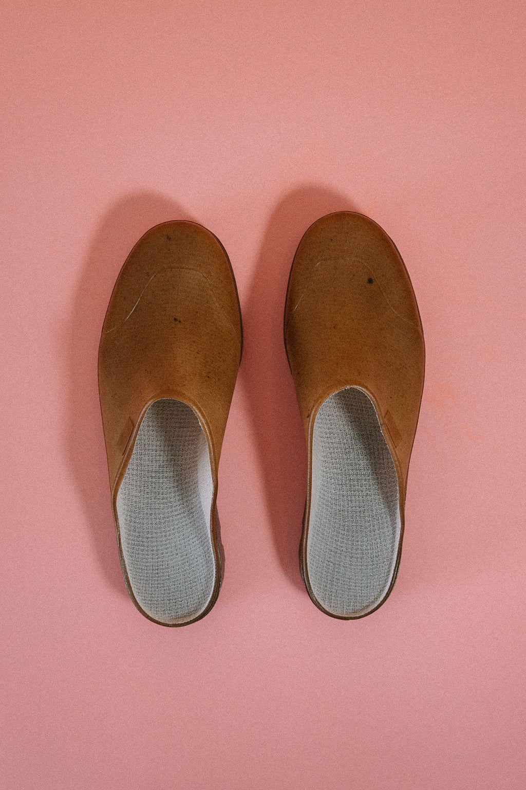 French Recycled Hemp Mules in Sepia