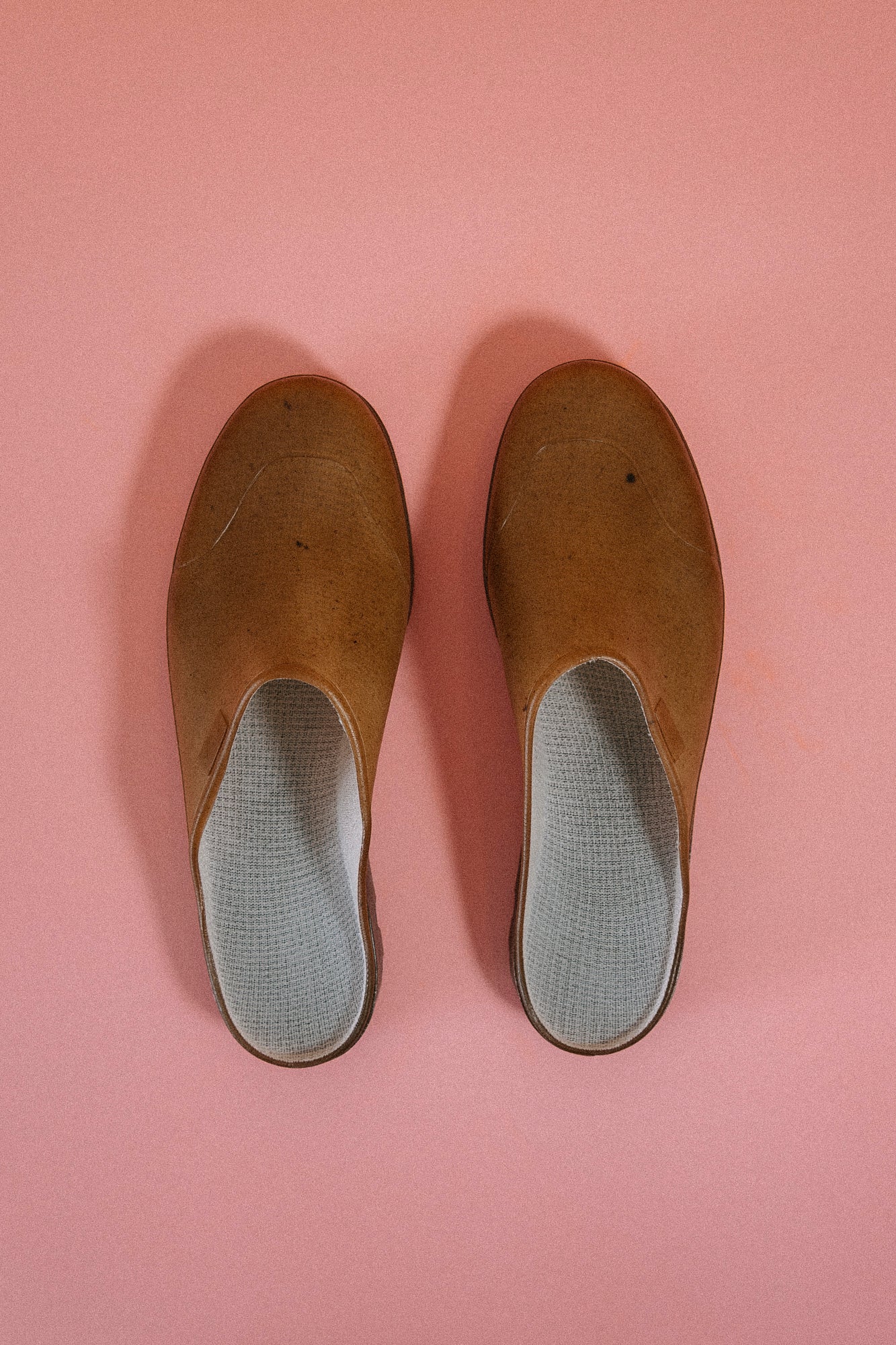 French Recycled Hemp Mules in Sepia