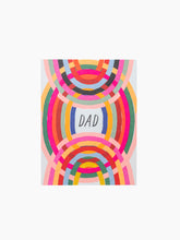 Load image into Gallery viewer, Dad Neon Circles Card
