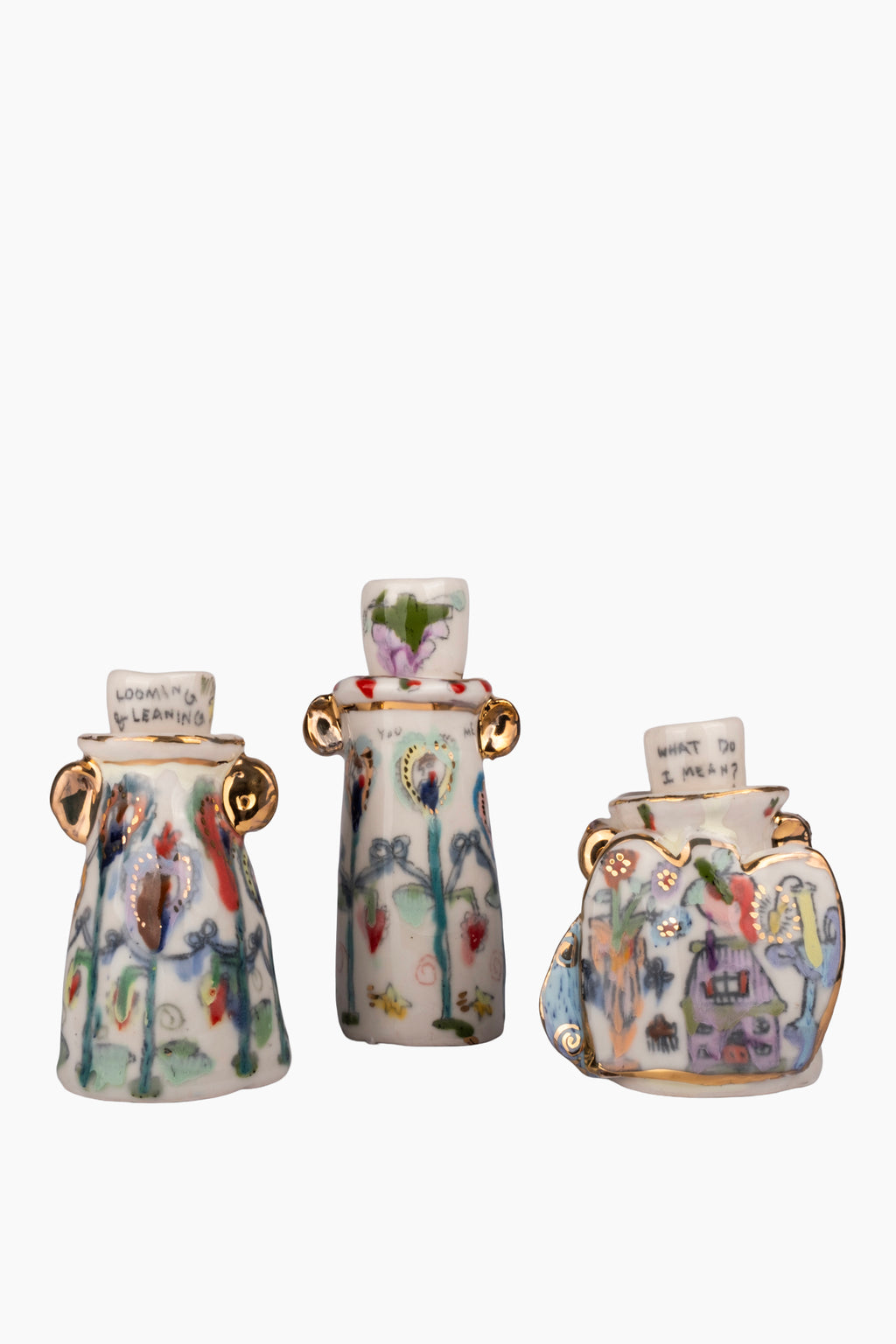 Dominique Ostuni Hand Built Candleholders