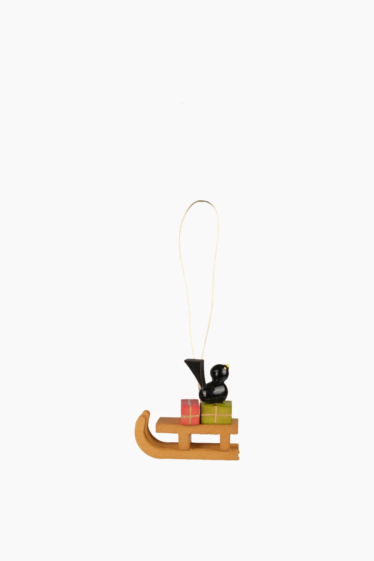 Wooden Sled Ornaments