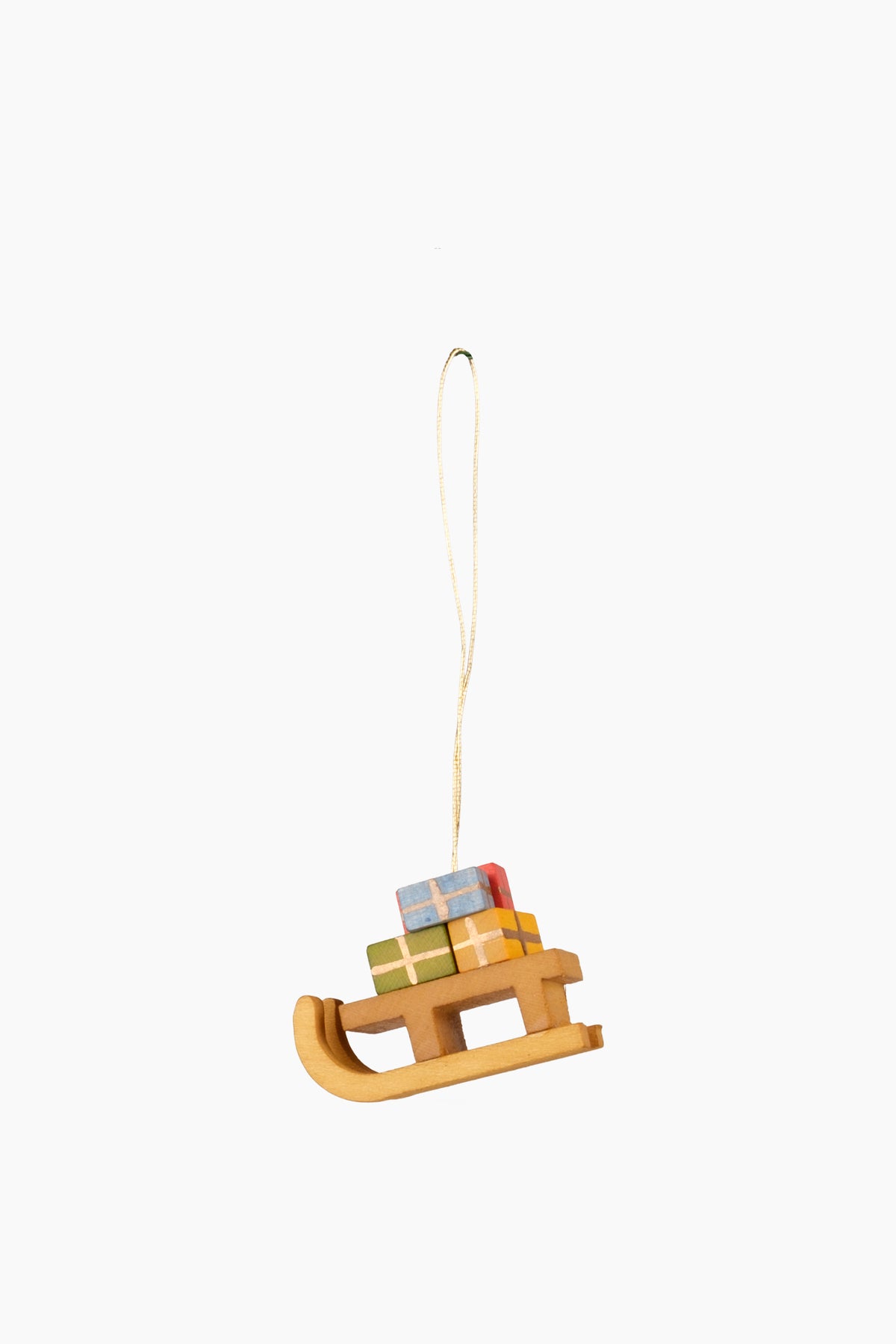 Wooden Sled Ornaments