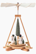 Tea Light Pyramid | Snowman