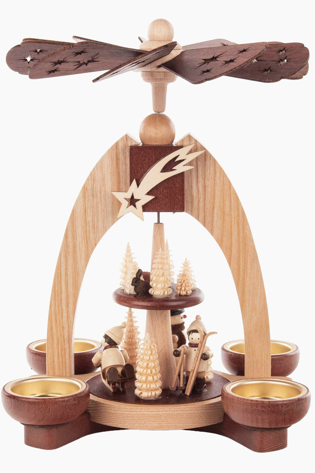 Tea Light Pyramid | Winter Children