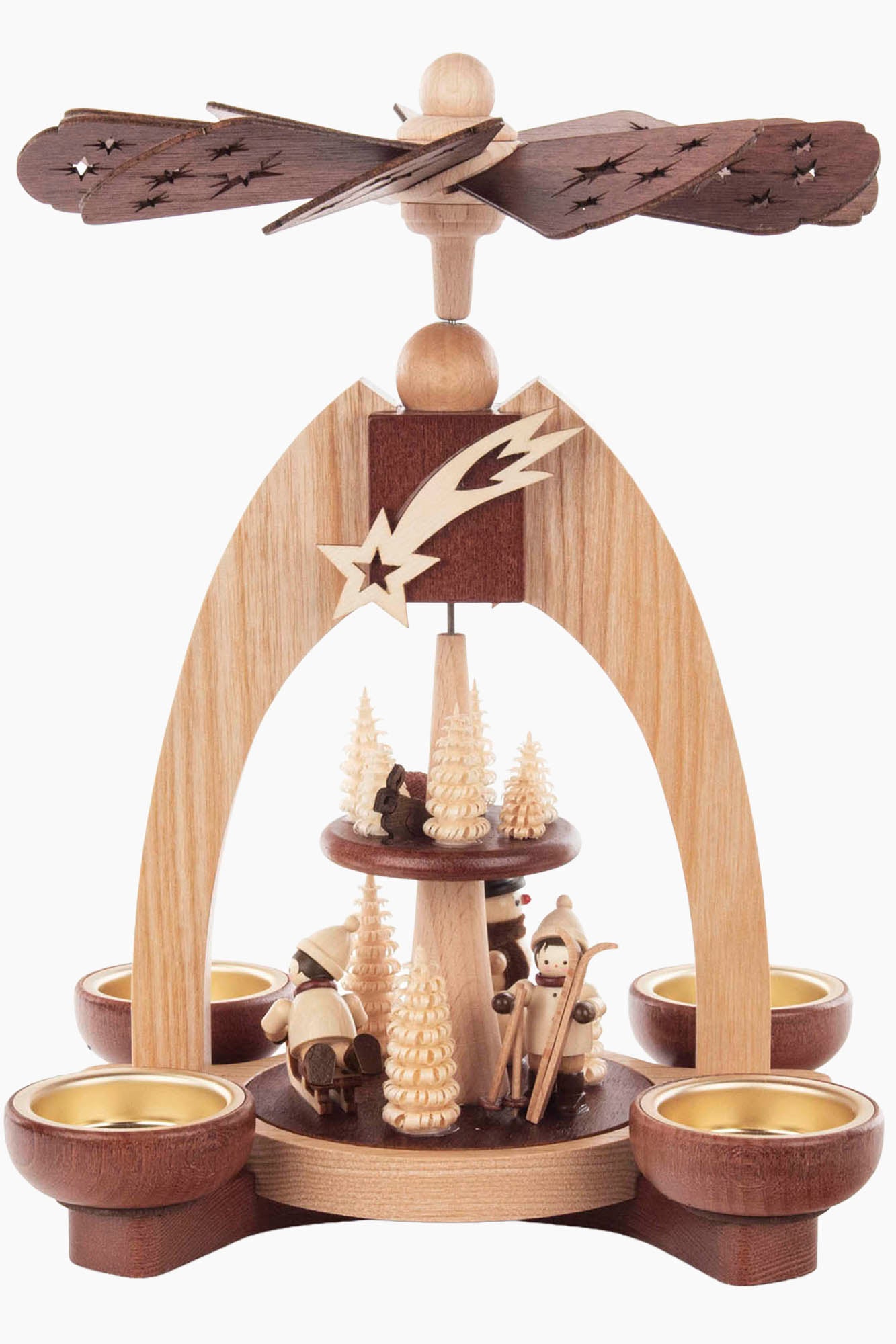 Tea Light Pyramid | Winter Children