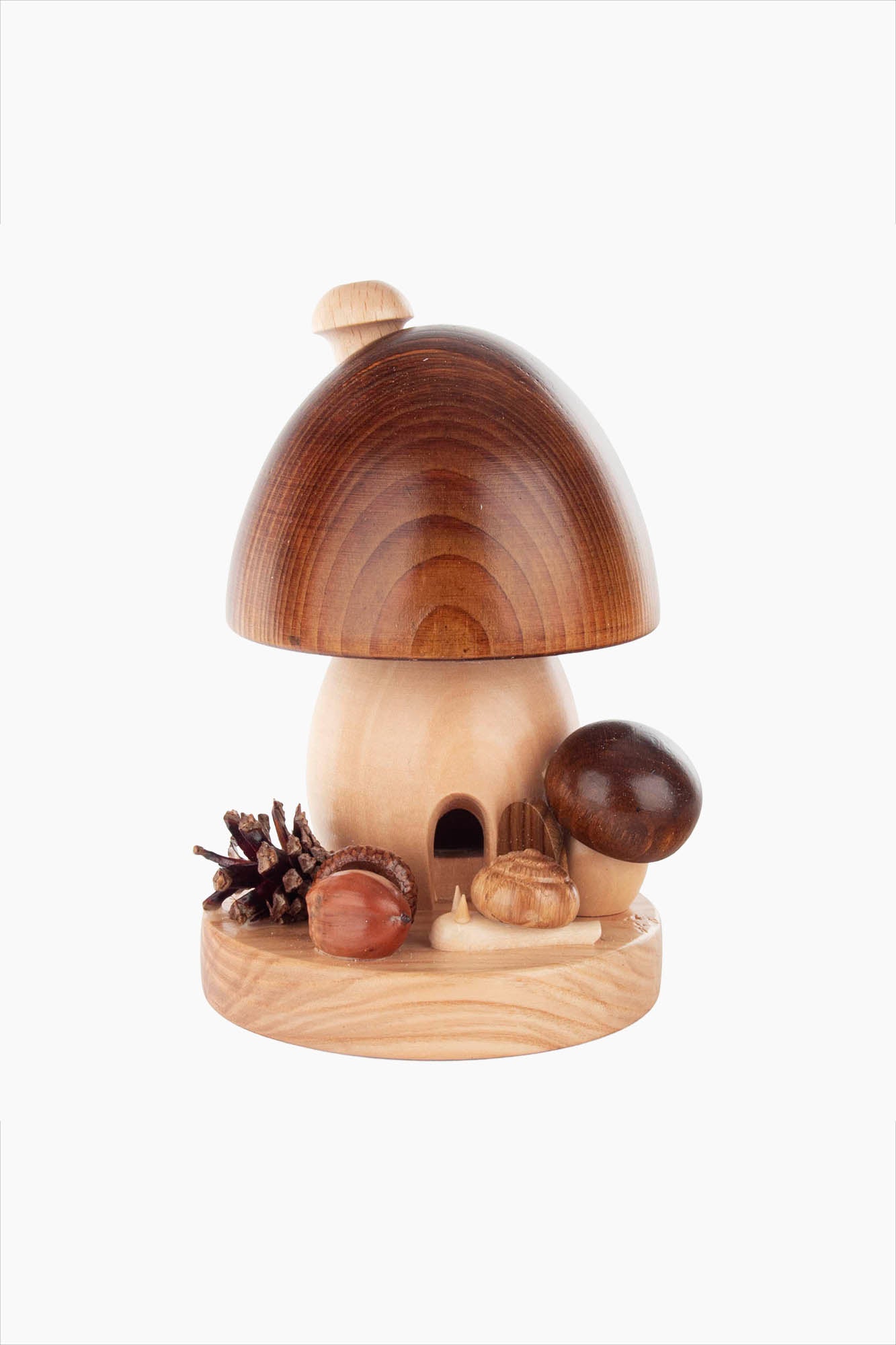 Wooden Smoking Mushroom