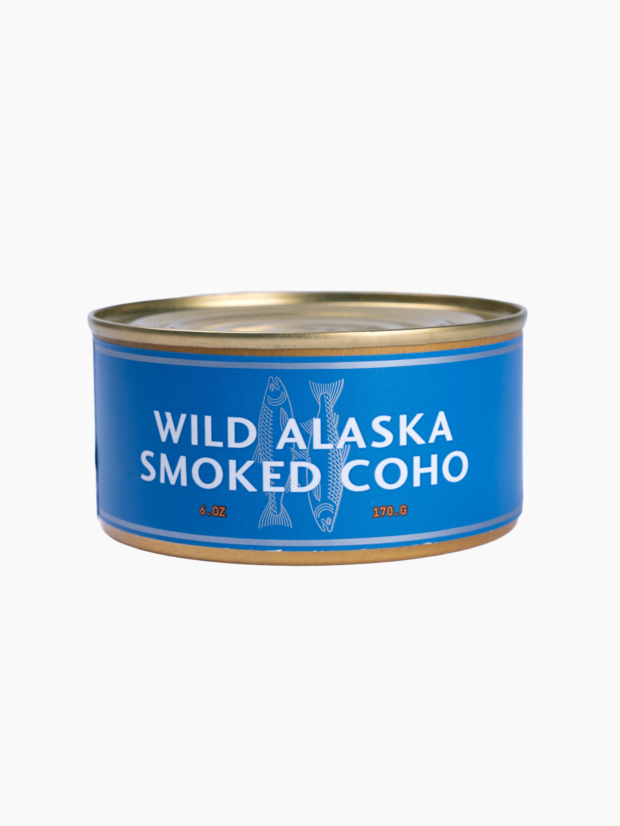 Tin of Smoked Copper River Coho Salmon