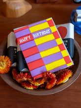 Load image into Gallery viewer, Fruit Stripe Birthday Card
