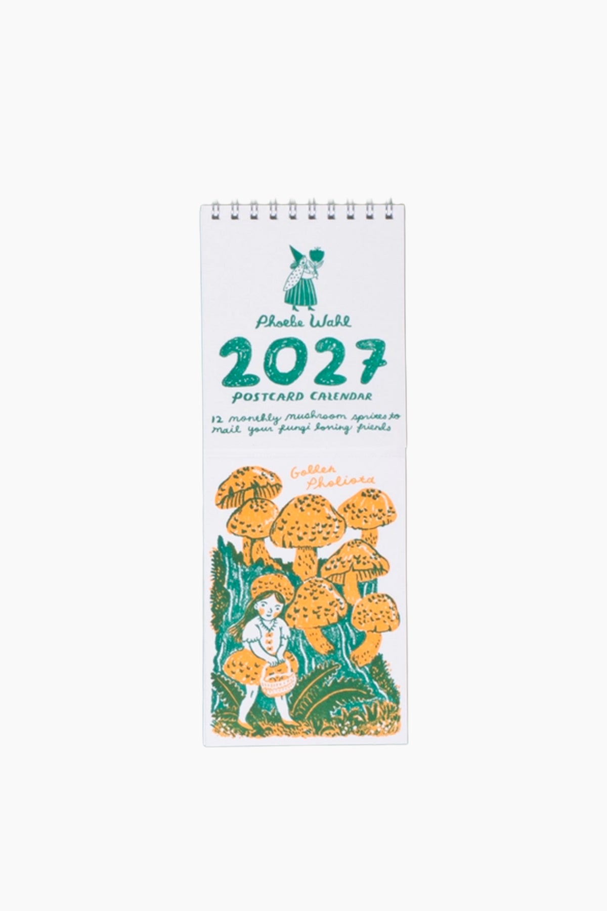 2027 Gnomes and Mushrooms Tear-Off Postcard Wall Calendar