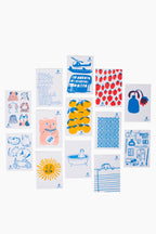 2027 Letterpress Tear-Off Postcard Wall Calendar