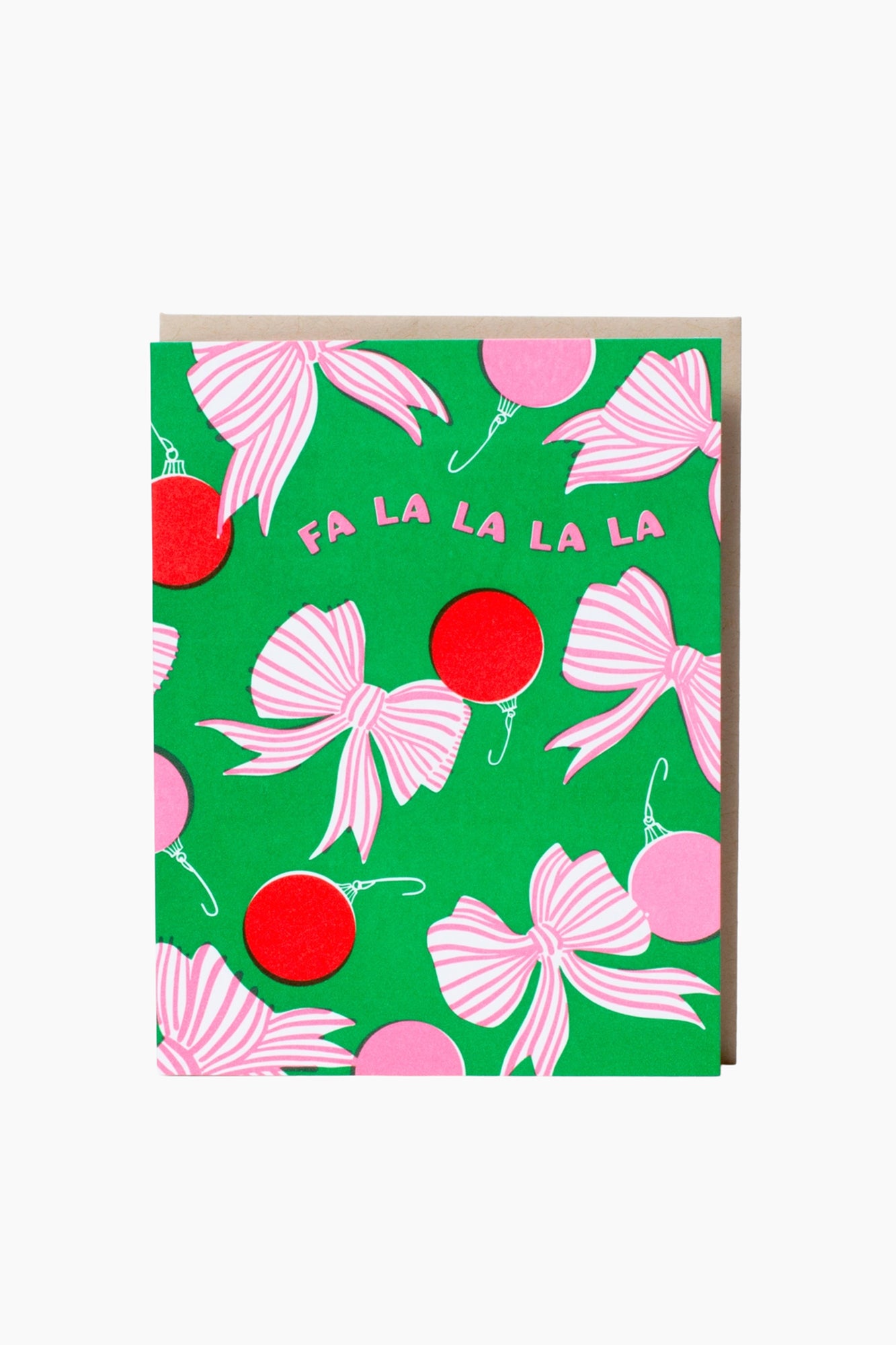 Fa La La La  Festive Holiday Card