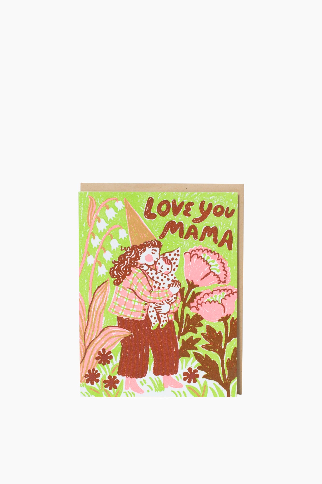 Love You Mama Gnome Card
