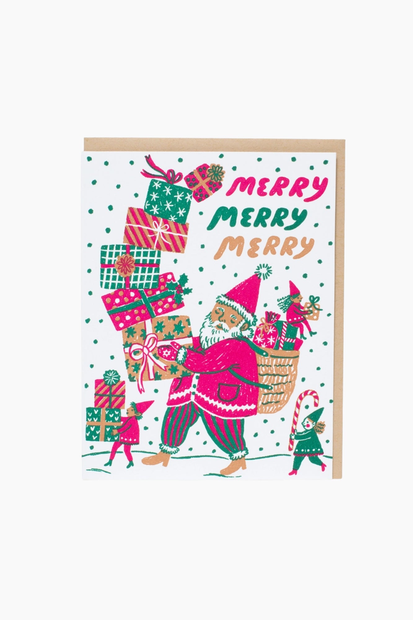 Merry Santa Card