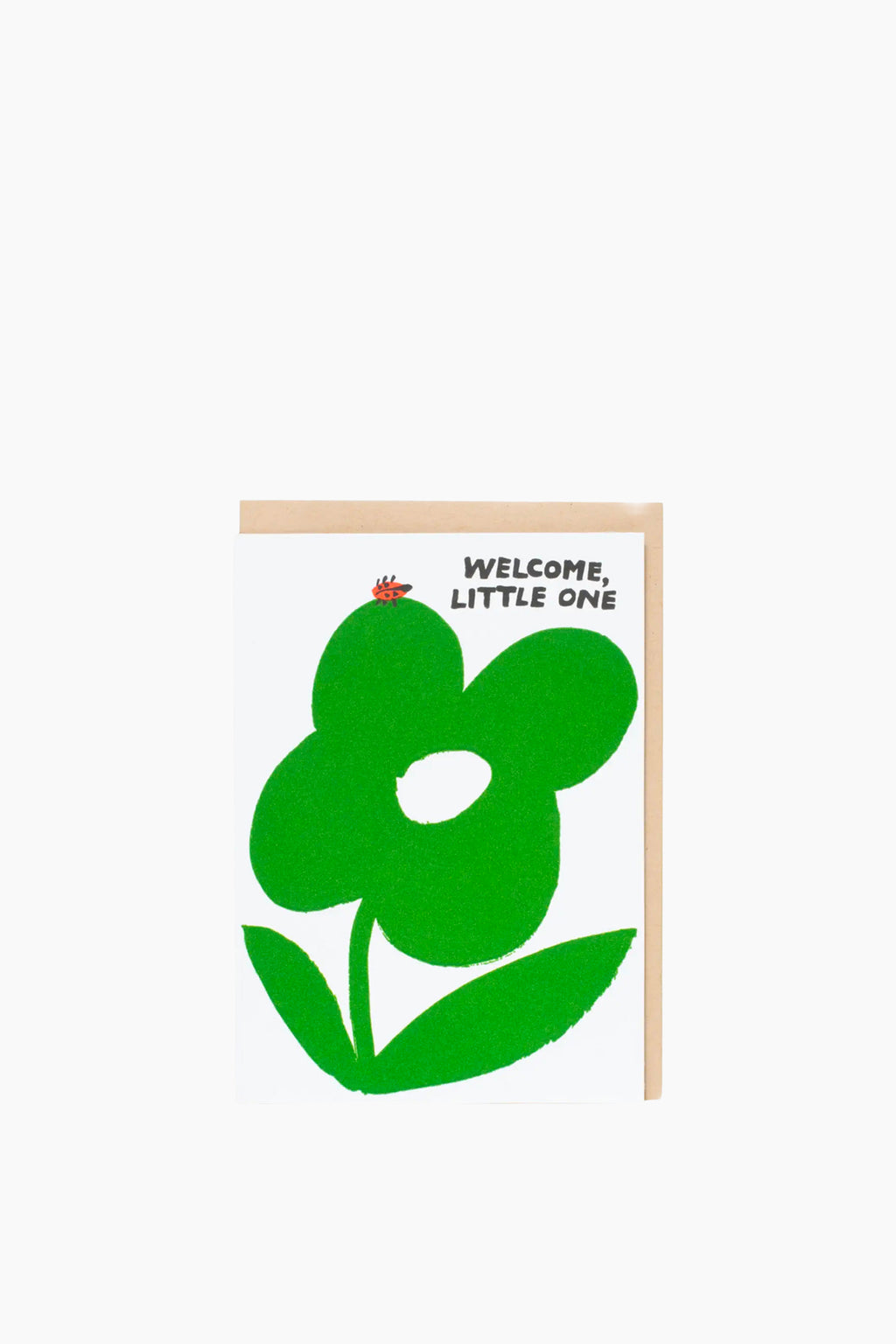 Welcome Baby Ladybug Card