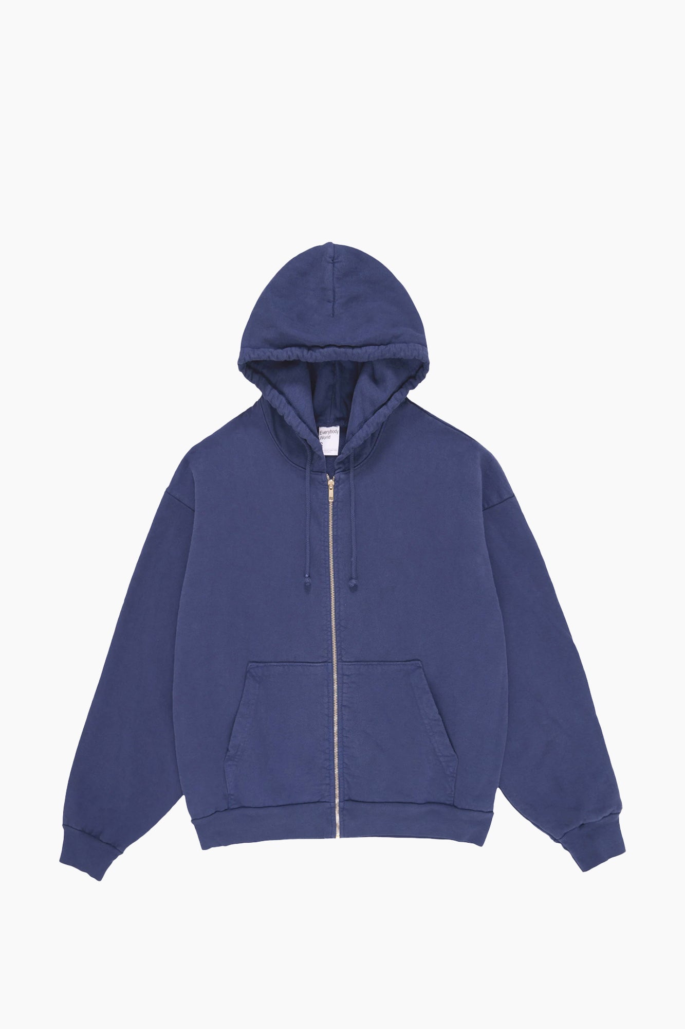 Trash Zip Up Hoodie | Washed Navy