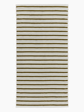 Load image into Gallery viewer, Organic Cotton Lake House Stripe Towels | Caper &amp; Chalk
