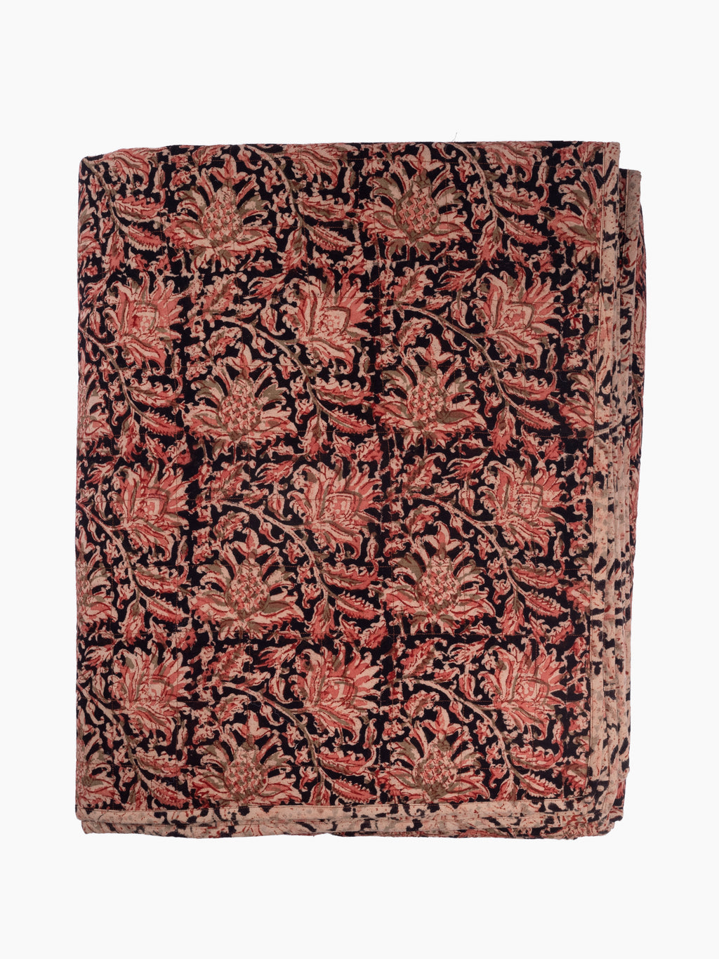 Adah Hand Block Printed Coverlet | Kesar