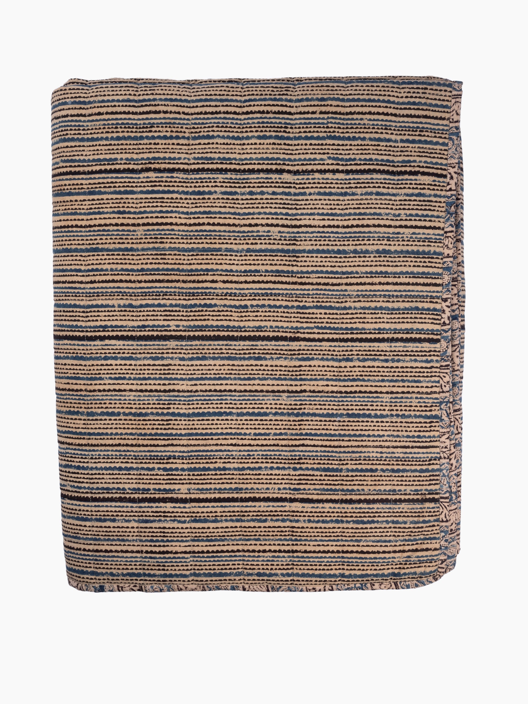 Anika Hand Block Printed Coverlet | Sorrento