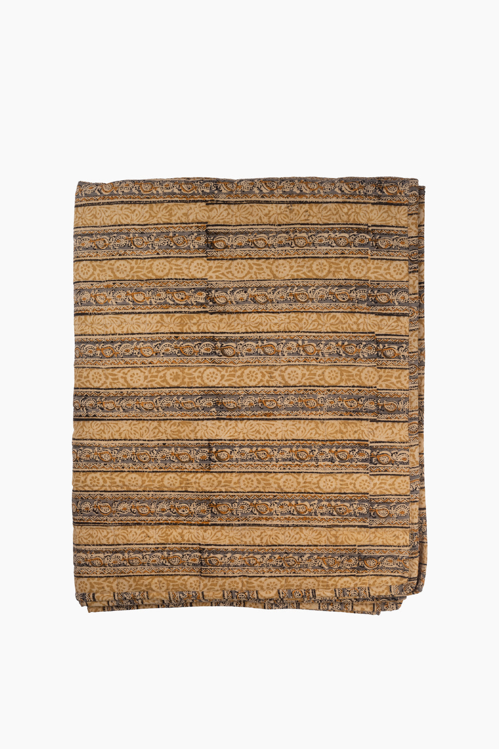 Anika Hand Block Printed Coverlet | Amalfi