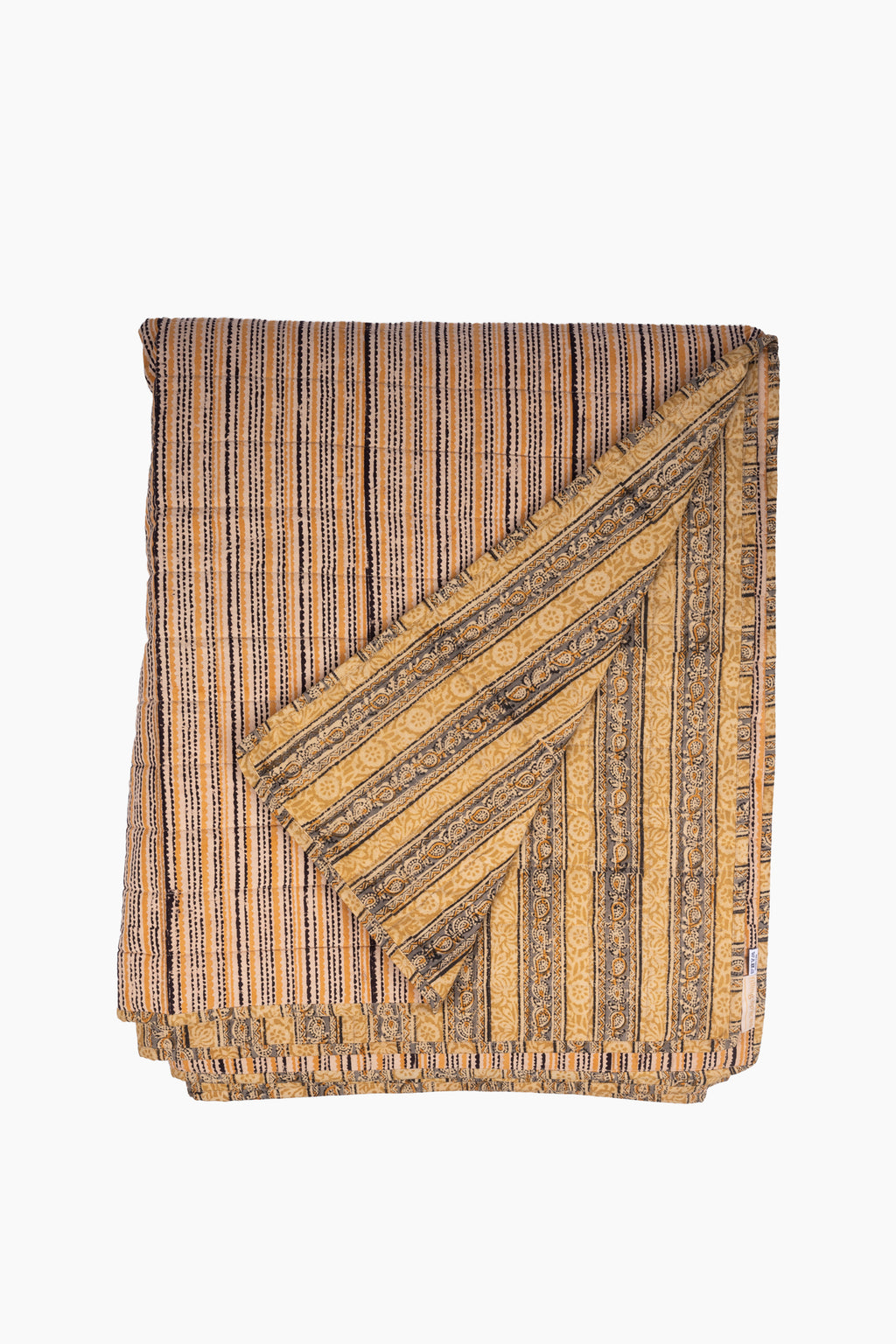 Anika Hand Block Printed Coverlet | Amalfi