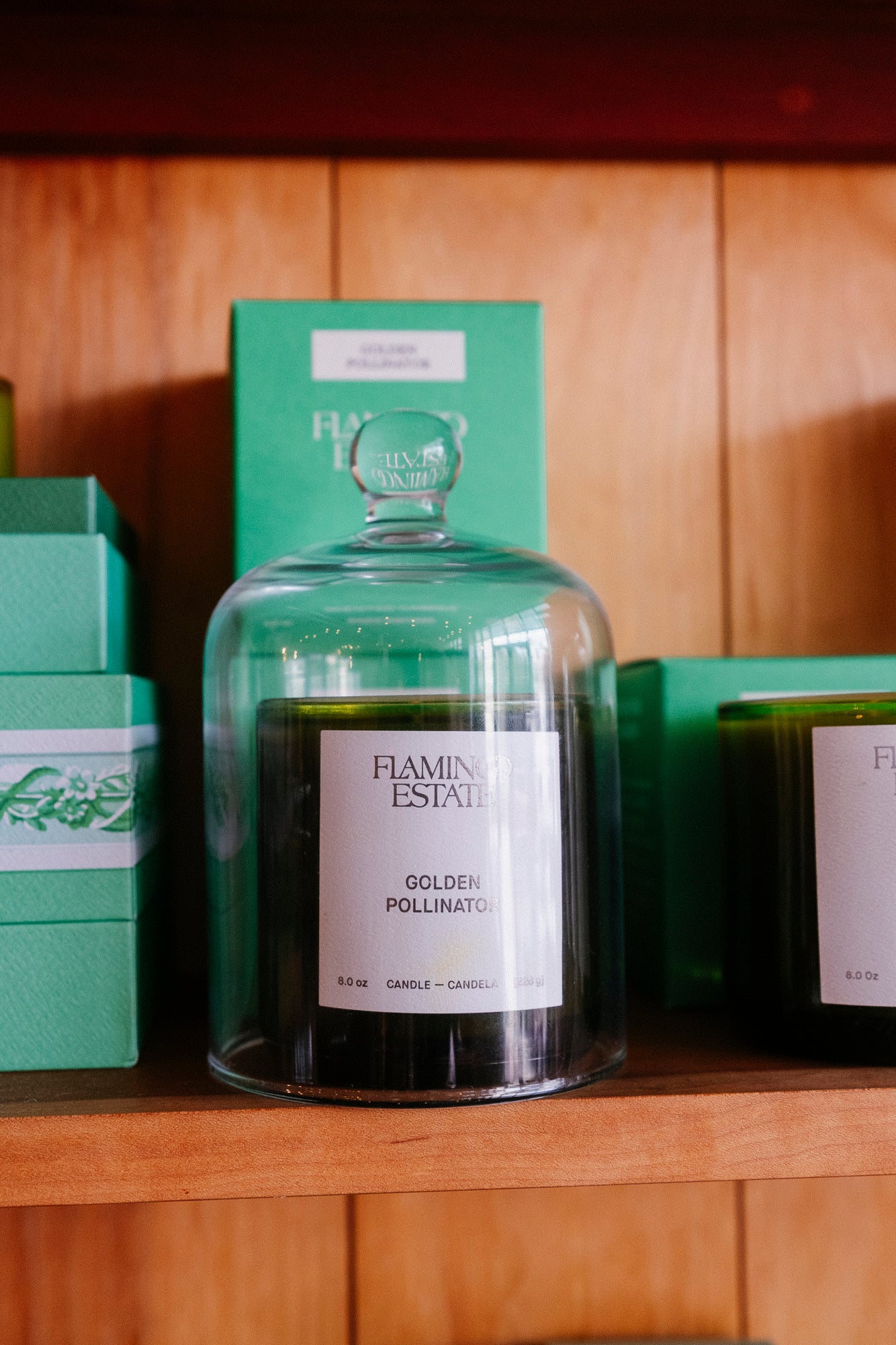 Golden Pollinator Candle