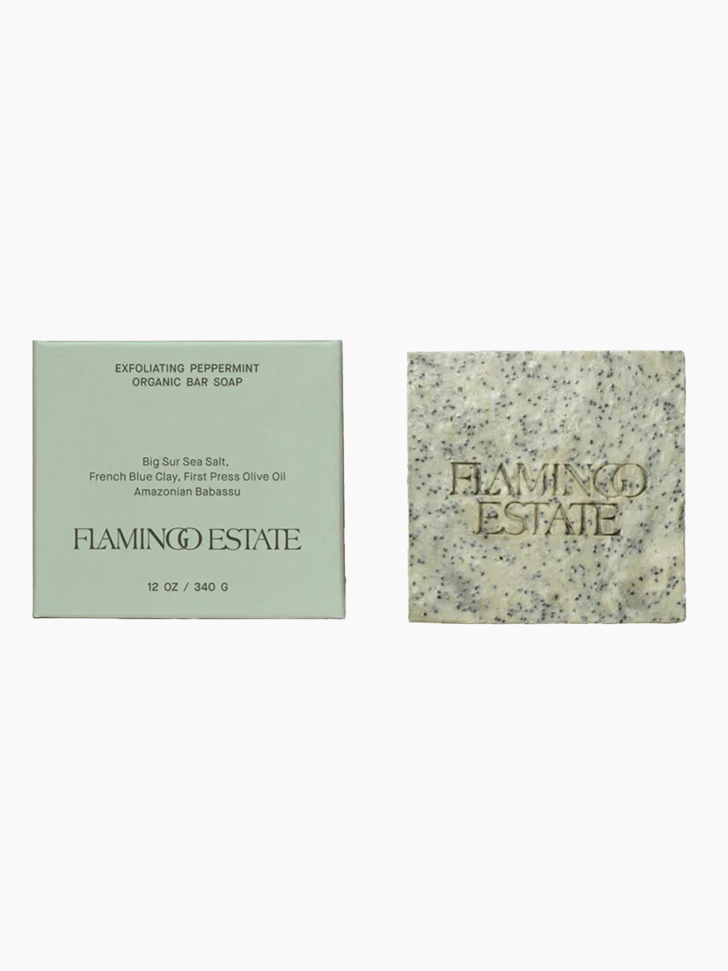 Exfoliating Peppermint Soap Brick
