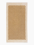 Organic Cotton Grid Towel | Cedar & Sand