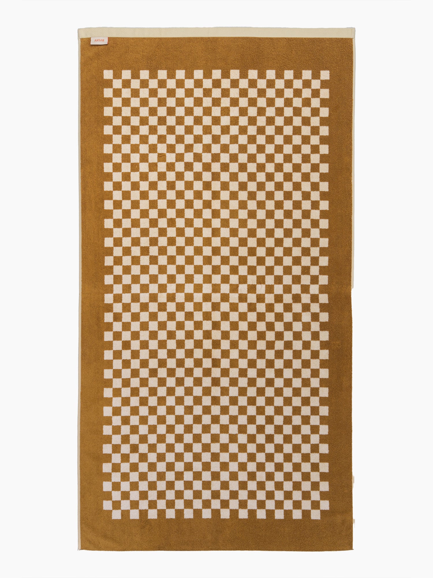 Organic Cotton Grid Towel | Cedar & Sand