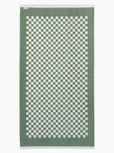 Load image into Gallery viewer, Organic Cotton Grid Towels | Sage &amp; Chalk
