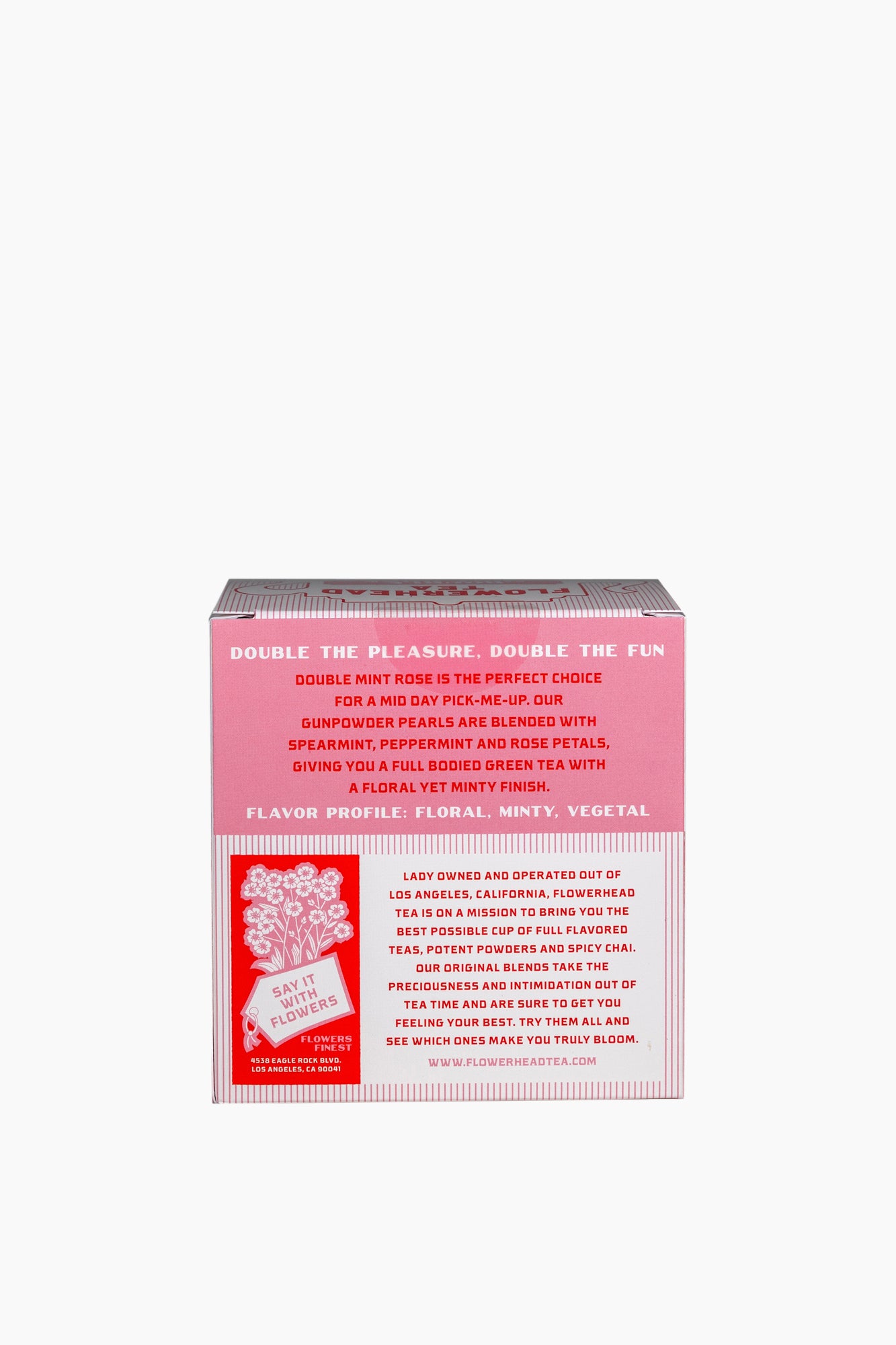 Double Mint Rose Tea Bags