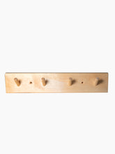 Load image into Gallery viewer, Wooden Rack with 4 Hooks

