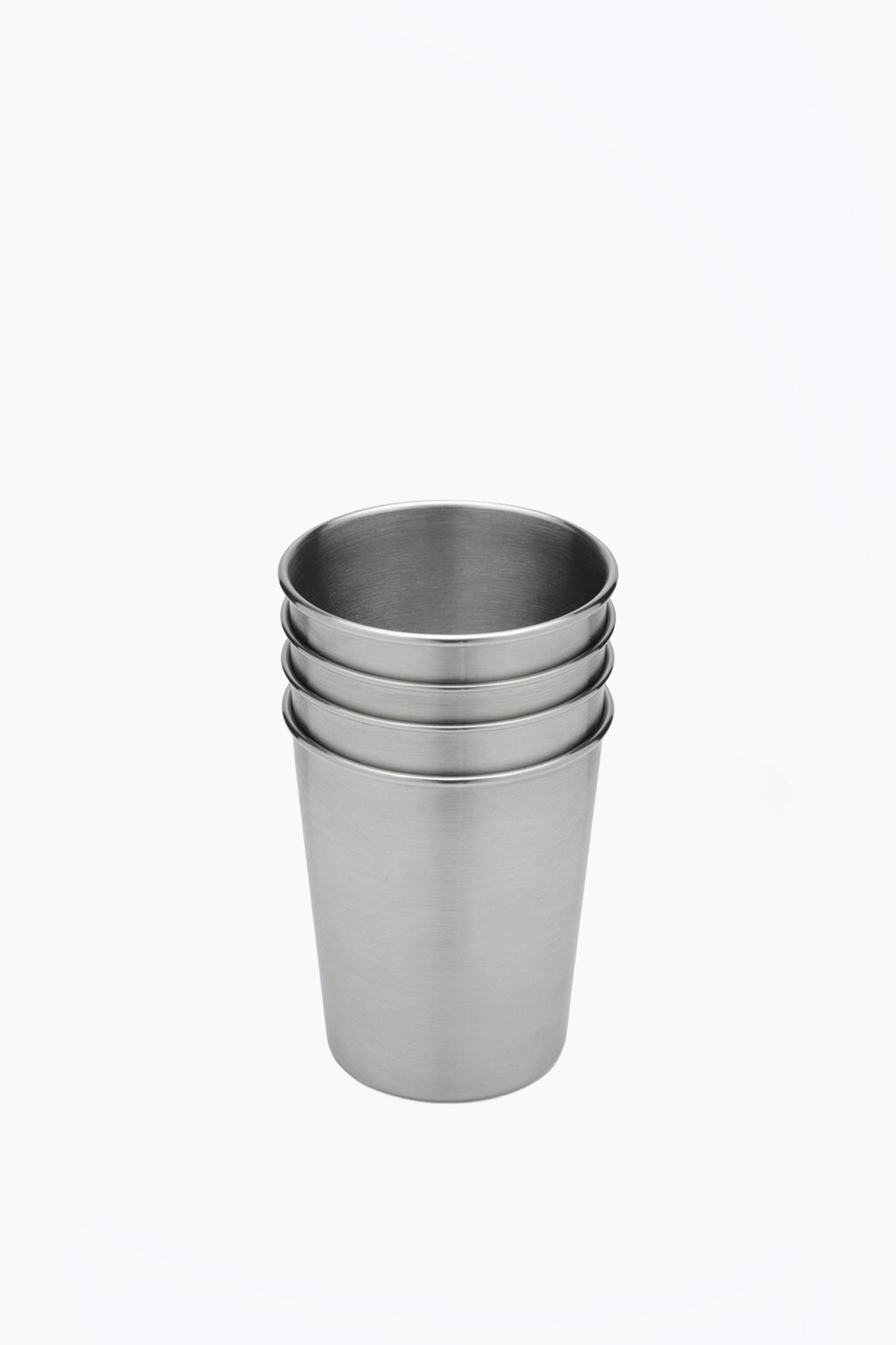 Set of 4 Stainless Steel Toddler Cups