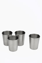 Set of 4 Stainless Steel Toddler Cups