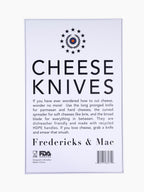 Cheese Knife Set | Red, Yellow, and Blue