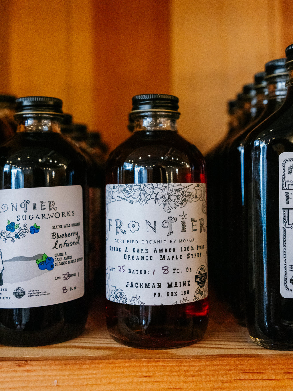 Organic Half Pint Dark Amber Maple Syrup