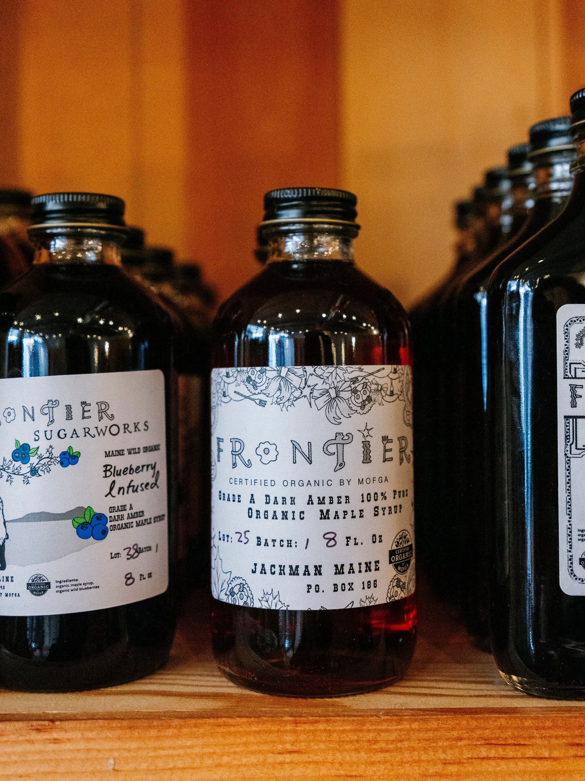 Organic Half Pint Dark Amber Maple Syrup