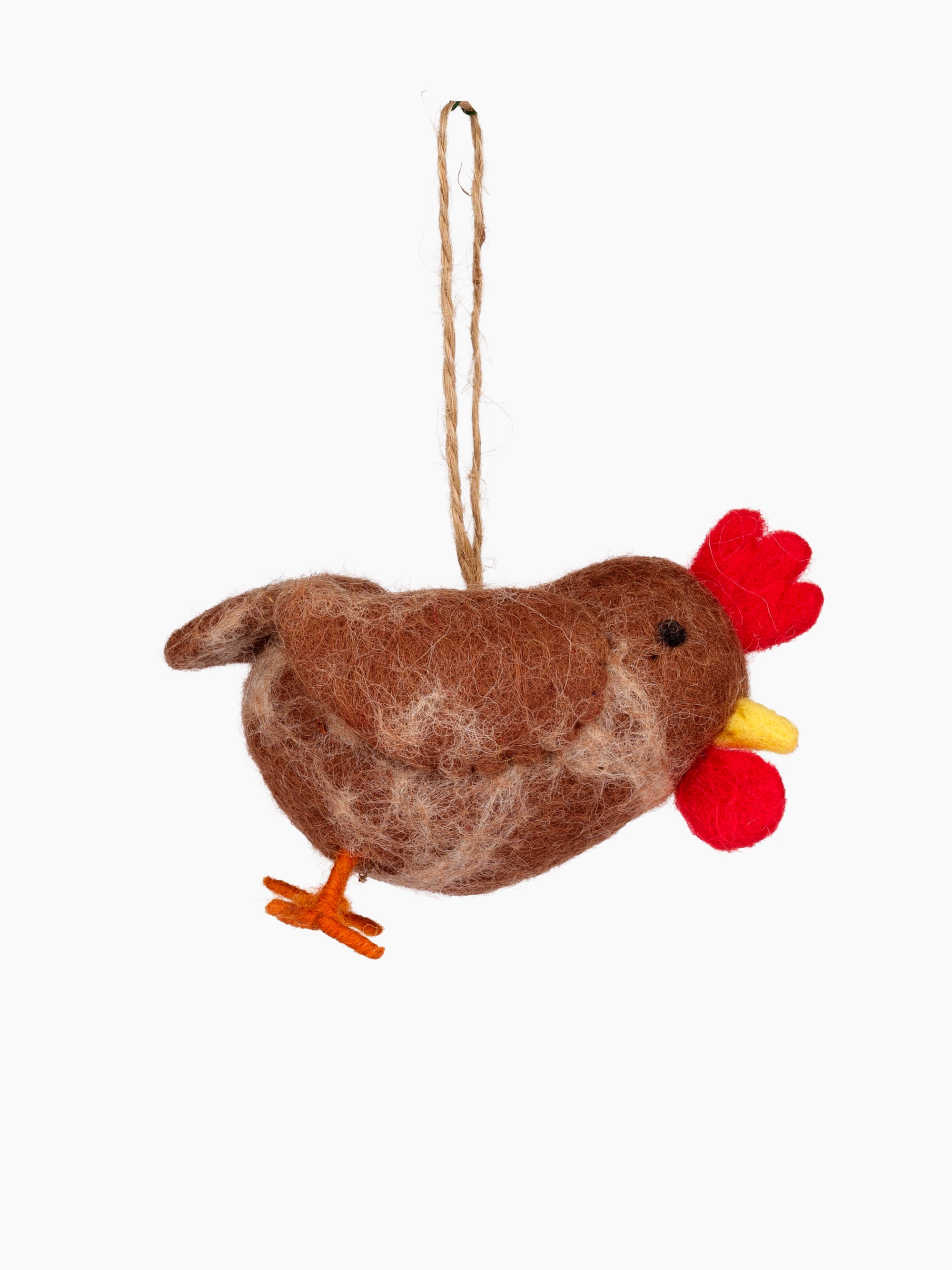 Felt Chicken Ornament